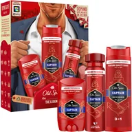 Zestawy kosmetyków męskich - Old Spice Zestaw Gentleman (deo sztyft + Deo spray + żel pod prysznic Captain) - miniaturka - grafika 1