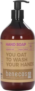 benecosBIO, Mydło Do Rąk Z Organicznym Owsem, 500ml - Mydła - miniaturka - grafika 1