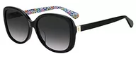 Okulary przeciwsłoneczne - Kate Spade New York Damskie okulary przeciwsłoneczne Imola/F/S, Czarny/ciemnoszary (Dark Grey Shaded), 57 - miniaturka - grafika 1