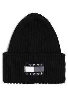 Tommy Jeans - Czapka męska, czarny - Czapki męskie - miniaturka - grafika 1