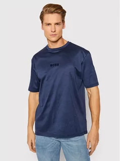Koszulki męskie - Hugo Boss T-Shirt Tebeautiful 50462987 Granatowy Relaxed Fit - grafika 1