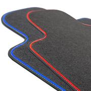 Dywaniki samochodowe - Seat Alhambra II (od 2010) - dywaniki welurowe MOTOLUX z taśmą - miniaturka - grafika 1