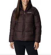 Kurtki i kamizelki sportowe damskie - Columbia Columbia Puffect Jacket 1864781203 Bordowe L - miniaturka - grafika 1