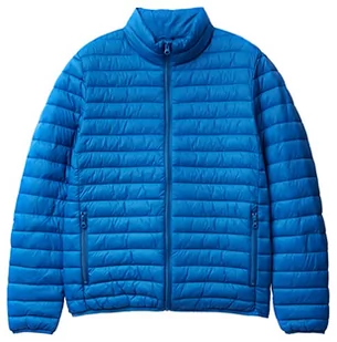 United Colors of Benetton Męska kurtka ocieplana 2ba2un028, intensywny jasnoniebieski 3f4, XXL, Intensywny jasnoniebieski 3f4, XXL - Kurtki męskie - miniaturka - grafika 1