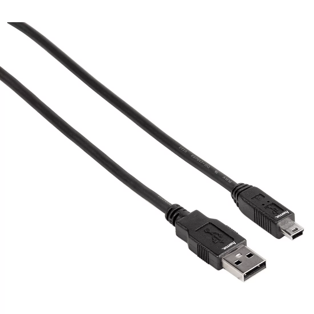 Hama Kabel połączeniowy USB 2.0 wtyk A wtyk Mini-B B5 Pin) 1,8 m
