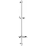 Zasłony prysznicowe - Drążek prysznicowy z mydelniczką MEXEN DQ, grafitowy, 80 cm - miniaturka - grafika 1