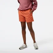 Spodenki damskie - Spodenki damskie New Balance WS23552MHY  pomarańczowa - miniaturka - grafika 1