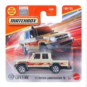 Samochody i pojazdy dla dzieci - Matchbox: Mały samochodzik 17 Toyota Landcruiser 78 - miniaturka - grafika 1