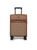 Walizki - Guess Walizka kabinowa Melinda Logo TWLP99 02983 Beżowy - miniaturka - grafika 1
