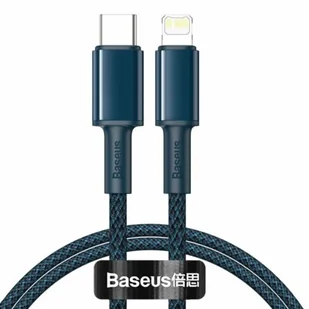 Baseus Kabel USB  BASEUS Kabel USB-C do Lightning PD 20W 1m Kolor niebieski 2443 - Kable komputerowe i do monitorów - miniaturka - grafika 1