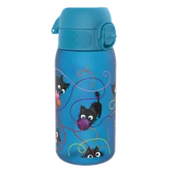 Bidony dla dzieci - Butelka ION8 I8RF350PBCATS Playful Cats - miniaturka - grafika 1