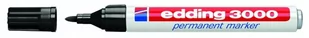 Edding Marker Permanentny czarny okrągły 3000 EG5069 - Markery permanentne - miniaturka - grafika 1