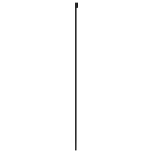Drzwi przesuwne, czarne, 90x205 cm, szkło hartowane, aluminium 8721012120549 - Drzwi wewnętrzne - miniaturka - grafika 6