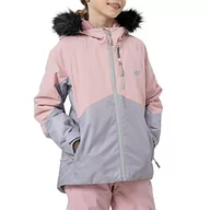 Kurtki i płaszcze dla dziewczynek - 4F JUNIOR Girl'S SKI Kurtka JKUDN003 Technical, Cold Light Grey, 158 dla dziewczynek, COLD LIGHT GREY, 158 - miniaturka - grafika 1