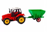 Samochody i pojazdy dla dzieci - Traktor Farmera Z Przyczepą Rolnik Różne Kolory - miniaturka - grafika 1