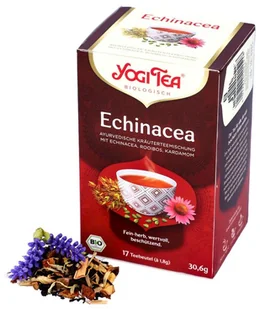 Yogi Tea herbata Echinacea BIO 17 torebek 30,6g Jeżówka Rooibos Kardamon - Herbata - miniaturka - grafika 1