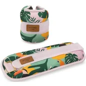 Hantle i ciężarki - Spokey, Obciążenia na rzep 1,5 kg HJ, Home Jungle Form, różowe - miniaturka - grafika 1