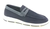 Trampki męskie - Mokasyny męskie Cabin H2305-3 granat - miniaturka - grafika 1