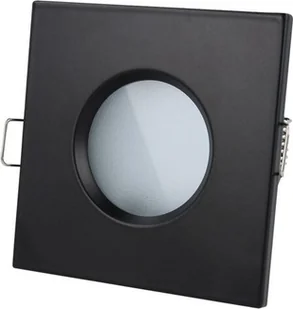 LED Line IP65 lampa sufitowa wpuszczana ramka 73Ø wodoodporna reflektor wpuszczany lampa sufitowa wpuszczana kątowa czarna wykonana z aluminium z gniazdem GU10 - Lampy sufitowe - miniaturka - grafika 1