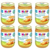 Dania dla dzieci - Hipp Zupka warzywna z indykiem po 5. miesiącu zestaw 6 x 190 g Bio - miniaturka - grafika 1