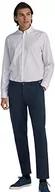 Spodenki męskie - Springfield Męskie spodnie chino slim fit, klasyczne spodnie, ciemnoniebieskie, L, granatowy, L - miniaturka - grafika 1