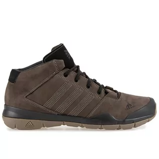 Buty zimowe męskie - Buty adidas Anzit Dix Mid M22784 - brązowe - grafika 1