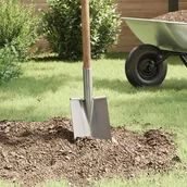 Łopaty i widły - vidaXL Głowica łopaty Srebrny 43 x 17 cm Stal malowana proszkowo - miniaturka - grafika 1