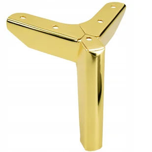 Nóżka meblowa Kotwica złota, metal 12 cm noga do łóżka, sofy, komody - Meble modułowe i akcesoria - miniaturka - grafika 1
