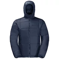 Kurtki męskie - Jack Wolfskin Męska kurtka Bergland Ins, Night Blue, S - miniaturka - grafika 1