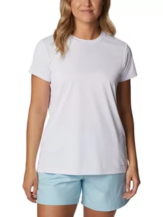 Koszulki sportowe damskie - Columbia Koszulka "Columbia Hike" w kolorze białym - grafika 1