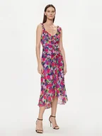 Sukienki - Nissa Sukienka letnia RC14754 Kolorowy Regular Fit - miniaturka - grafika 1