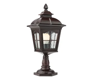 Redo 9652 - Lampa zewnętrzna YORK 1xE27/70W/230V IP44 brązowa - Lampy ogrodowe - miniaturka - grafika 1