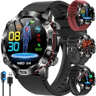 Smartwatch - SMARTWATCH ZEGAREK MĘSKI KARDIOWATCH POMIAR CUKRU PPG HRV EKG MENU POLSKIE - miniaturka - grafika 1