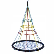 Place zabaw - Bocianie Gniazdo Huśtawka Ze Ścianą Wspinaczkową - miniaturka - grafika 1