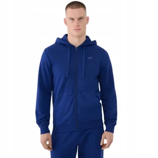 Bluza męska 4F M1768 granatowa 4FWMM00TSWSM1768 031S M - Bluzy męskie - miniaturka - grafika 1