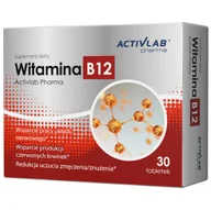 Witaminy i minerały - ActivLab Pharma Witamina B12 100 µg, 30 tabletek - miniaturka - grafika 1