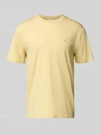 Koszulki męskie - T-shirt z wyhaftowanym logo model ‘SUPIMA’ - miniaturka - grafika 1