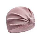 Pozostałe akcesoria do kąpieli i SPA - Cat&Cat Jedwabny Turban do włosów Różowy - miniaturka - grafika 1