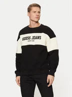 Bluzy męskie - Guess Jeans Bluza M4BQ39 K9V31 Czarny Classic Fit - miniaturka - grafika 1