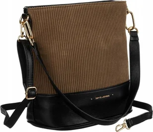 David Jones Torba damska ze skóry ekologicznej z odpinanym paskiem - David Jones NoSize - Torebki damskie - miniaturka - grafika 1