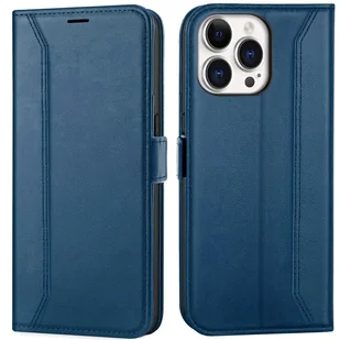Etui na telefon komórkowy iPhone 13 Pro Max składane etui z klapką, niebieskie - Etui i futerały do telefonów - miniaturka - grafika 1