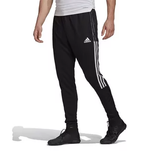 Spodnie dresowe adidas Tiro 21 Track Pants GH7305 - czarne - Adidas - Spodnie sportowe męskie - miniaturka - grafika 1