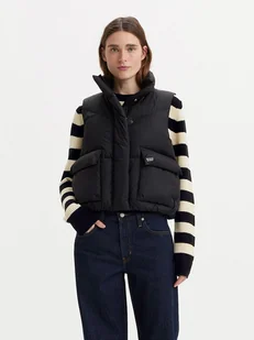 Levi's Kamizelka puchowa w kolorze czarnym - Kamizelki damskie - miniaturka - grafika 1