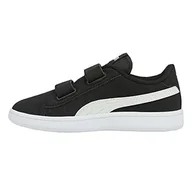 Sneakersy damskie - PUMA Unisex Baby Smash V2 Buck V Inf Sneakersy, Puma Black P, 33 EU - miniaturka - grafika 1