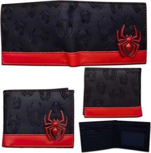 Portfel Spiderman z wytłoczonym metalowym emblematem 3D - Portfele - miniaturka - grafika 1