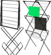 Suszarki do naczyń - ZOLTA Suszarka pionowa na pranie, bieliznę Składana - miniaturka - grafika 1