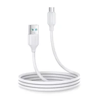 Kable USB - Joyroom kabel USB-A - Micro USB 480Mb/s 2.4A 1m biały S-UM018A9 - miniaturka - grafika 1