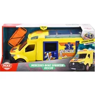 Samochody i pojazdy dla dzieci - SOS Mercedes-Benz Sprinter 35cm Simba - miniaturka - grafika 1
