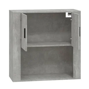 Szafka wisząca, betonowa szarość, 80x33x80 cm - Szafki do salonu - miniaturka - grafika 5