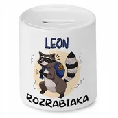 Skarbonki - Skarbonka 330 ml Dla Leona Syna Dziecka Prezent z Nadrukiem ze Zdjęciem + Opakowanie na prezent (wzór 04) - miniaturka - grafika 1